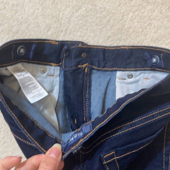 Old Navy dark straight leg high waist jeans 14 - Picture 12 of 13
